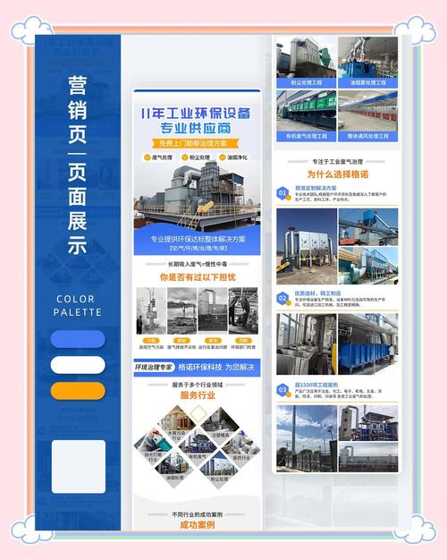 环保设备供应商详情页设计指南